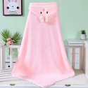 Ręcznik kąpielowy dla dzieci i niemowląt 140x70 Różowy kotek